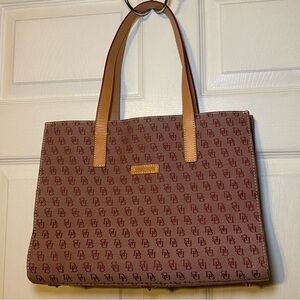 Dooney & Bourke Monogram Canvas Shoulder Bag